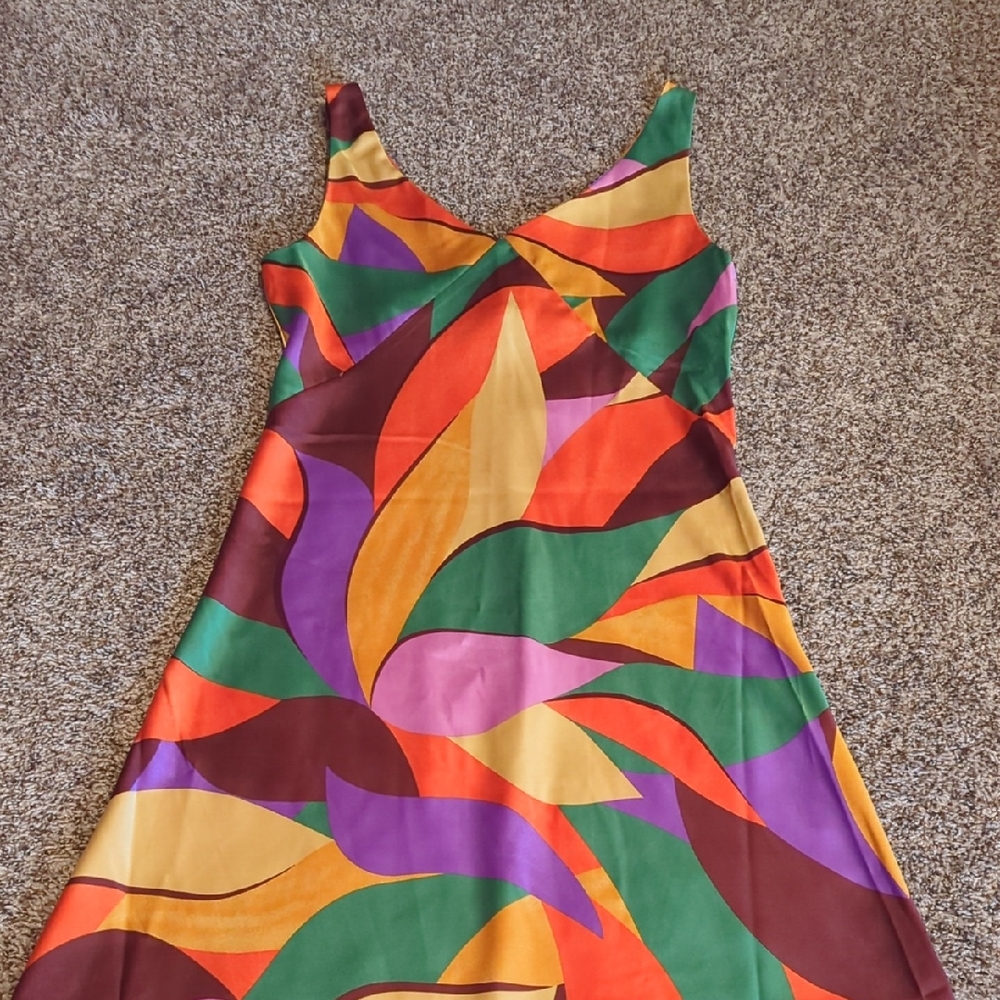 NWT Joie Multi Color Abstract Print Dress
